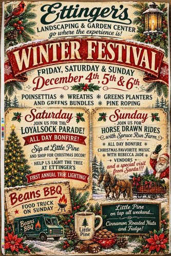 Winter Festival Ettingers Landscaping